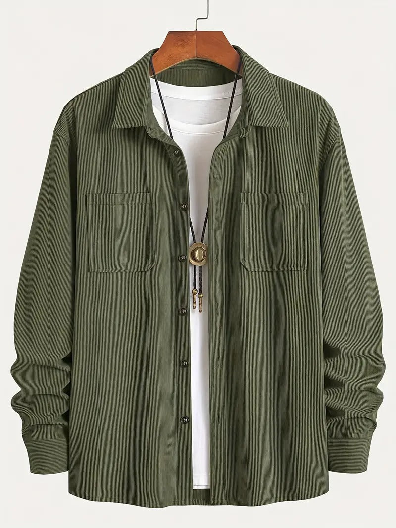 Fashion Spring Button Jacket Coat For Men - Image 6