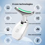 Neck massager to reduce neck wrinkles
