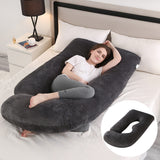 Ergonomic J-Shaped Maternity Pillow