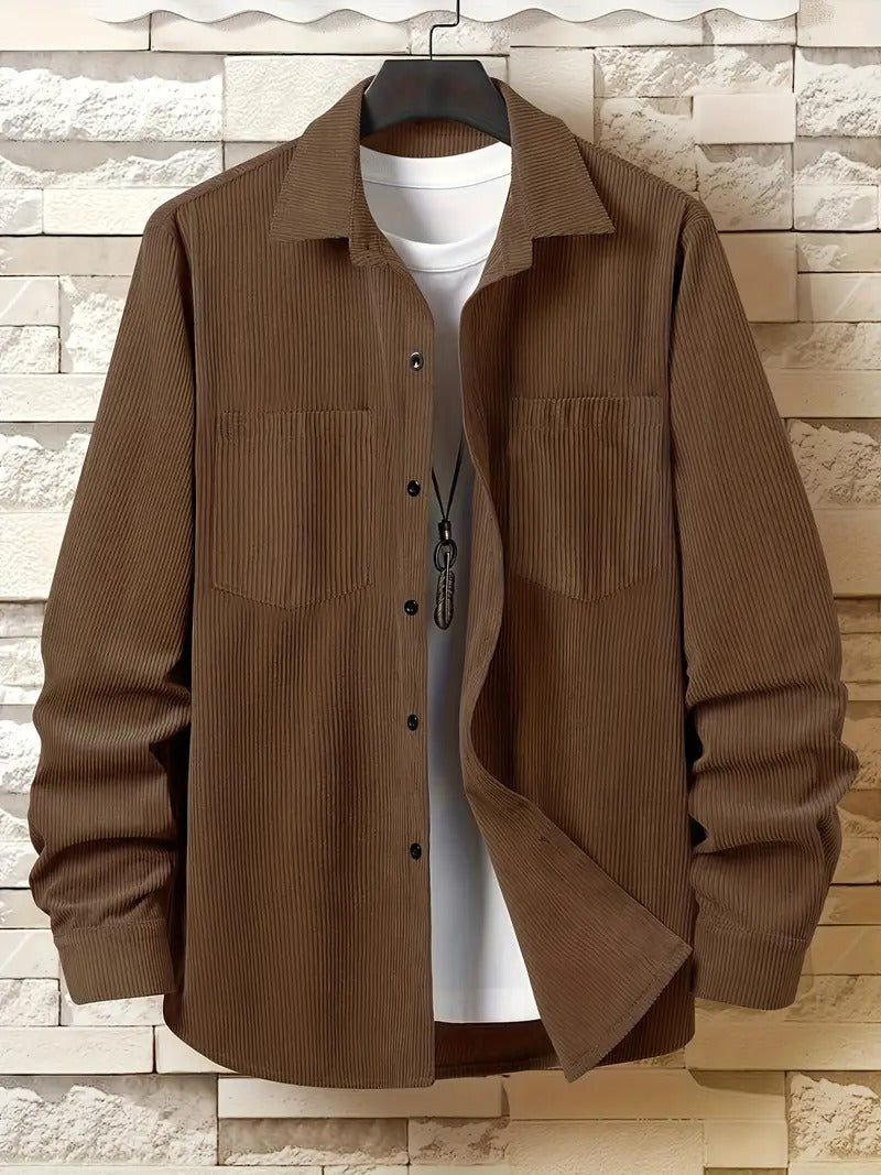 Fashion Spring Button Jacket Coat For Men - Image 8