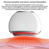 Electric Facial Massager with Heating and Vibration